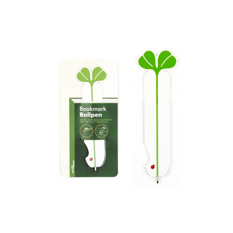 Clover - Slim Bookmark Ballpoint Pen 0.8mm Clover - Slim Bookmark Ballpoint Pen 0.8mm