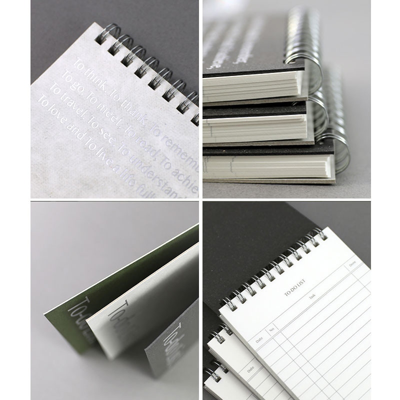 Detail of Cosmos black - Paperian Lists To Live By To Do List Notepad