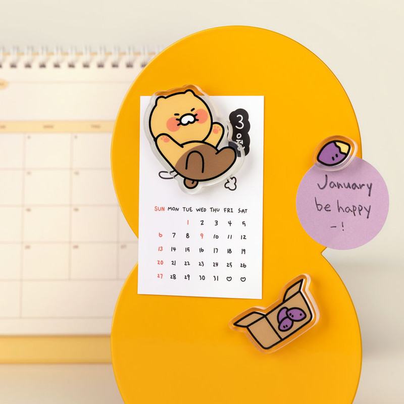 Usage example - Kakao Friends Acrylic Magnet Set