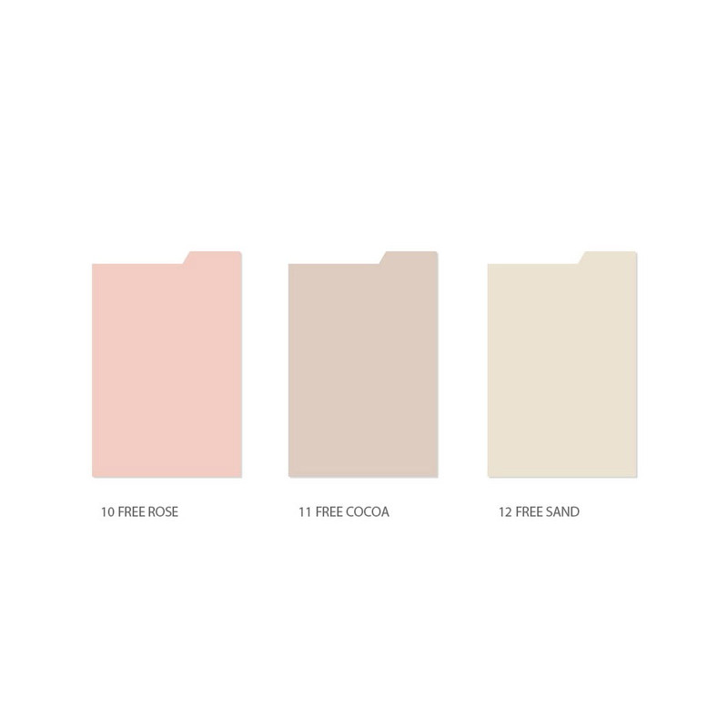 Free rose, Free cocoa, Free sand - Plepic Large Index Sticky Notepad Free rose, Free cocoa, Free sand - Plepic Large Index Sticky Notepad