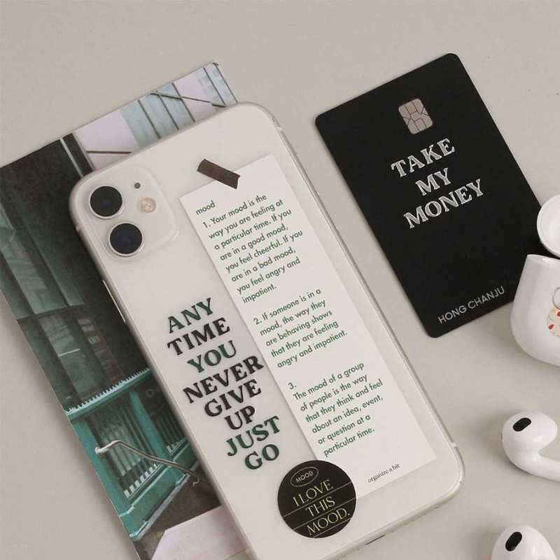 Usage example - Wanna This Serif Alphabet Number 12 Color Sticker Pack