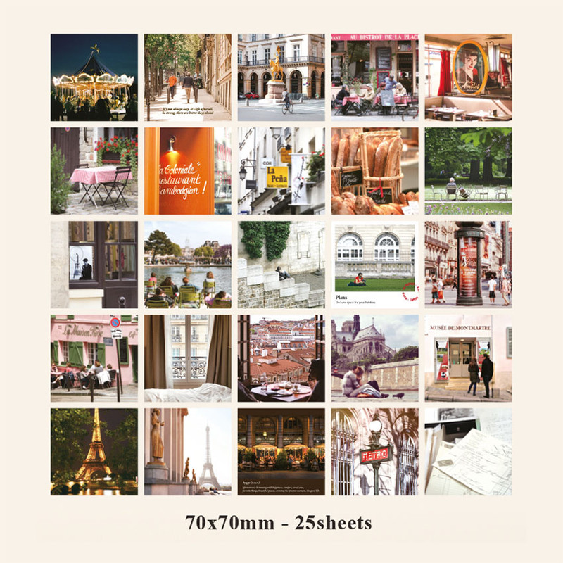 Size of Indigo Paris Mind Travel Photo Sticker Pack