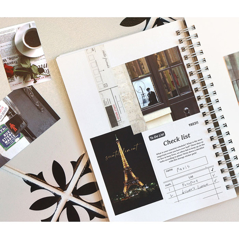 Usage example - Indigo Paris Mind Travel Photo Sticker Pack