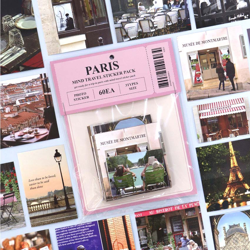 Indigo Paris Mind Travel Photo Sticker Pack