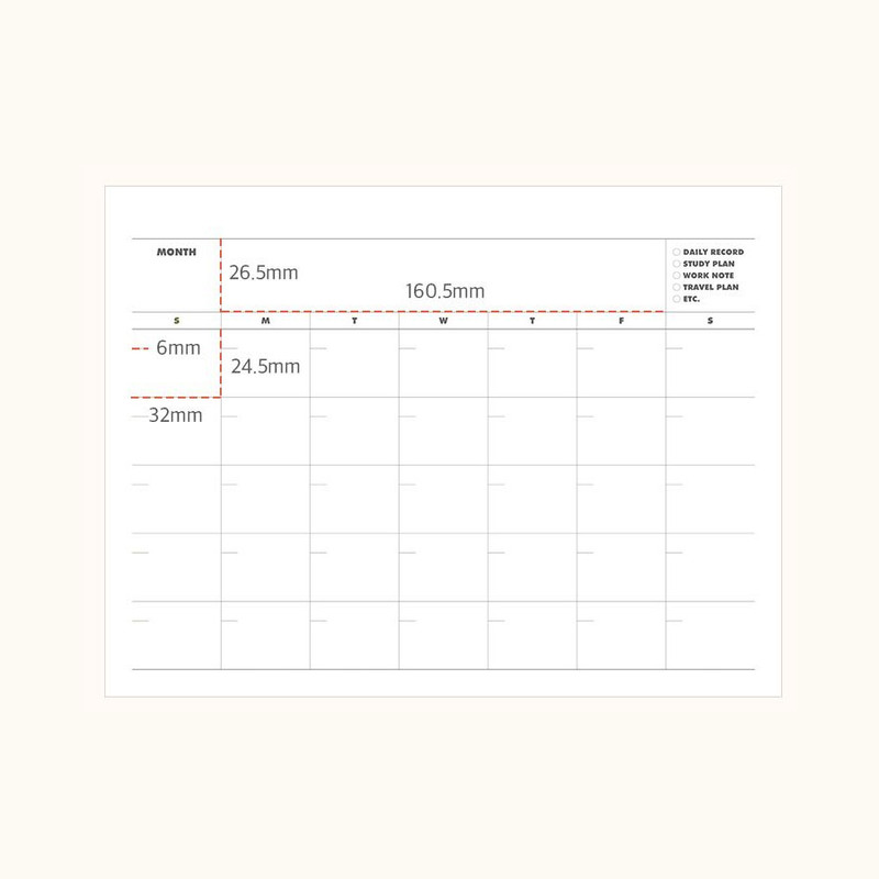 2023-2024 18 Month Standing Flip desk Calendar