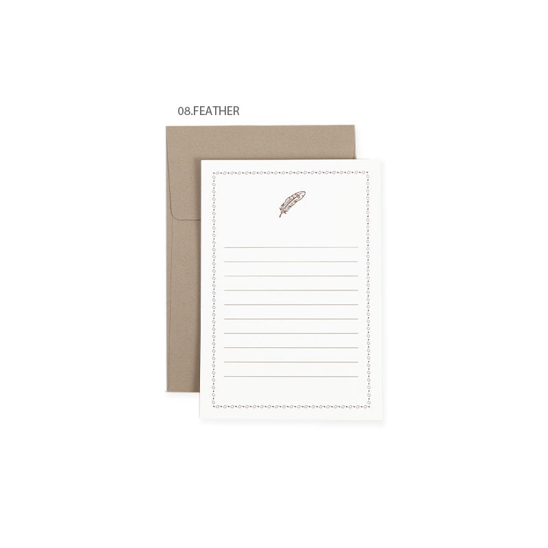 08 feather - PAPERIAN Near And Dear Mini Card Set 08 feather - PAPERIAN Near And Dear Mini Card Set