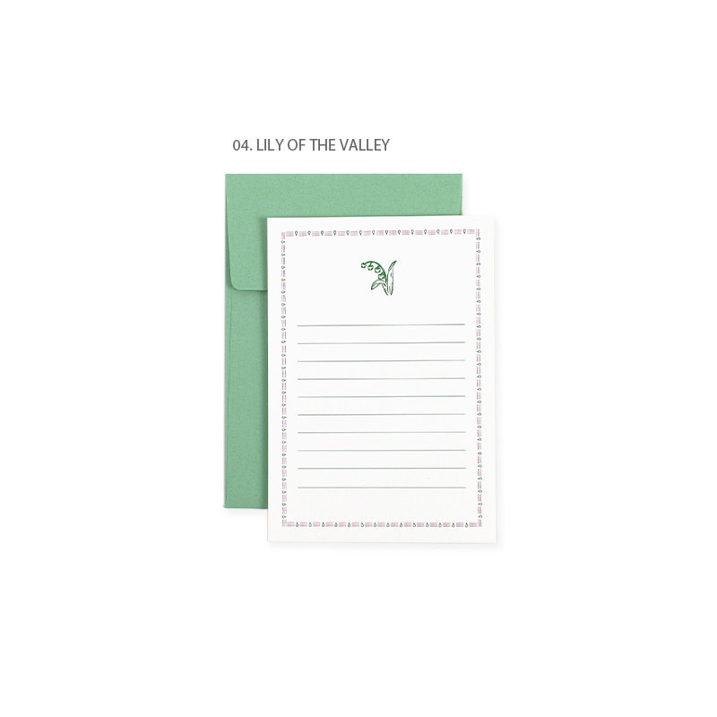 04 lily of the vally - PAPERIAN Near And Dear Mini Card Set 04 lily of the vally - PAPERIAN Near And Dear Mini Card Set