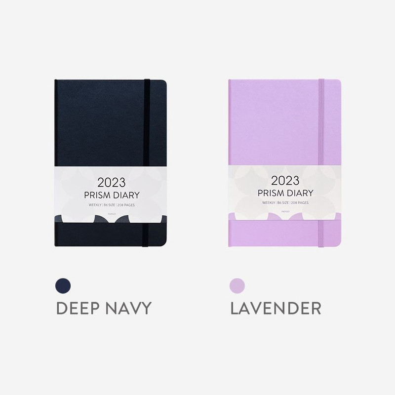 Colors - Indigo 2023 Prism B6 Dated Weekly Diary Planner