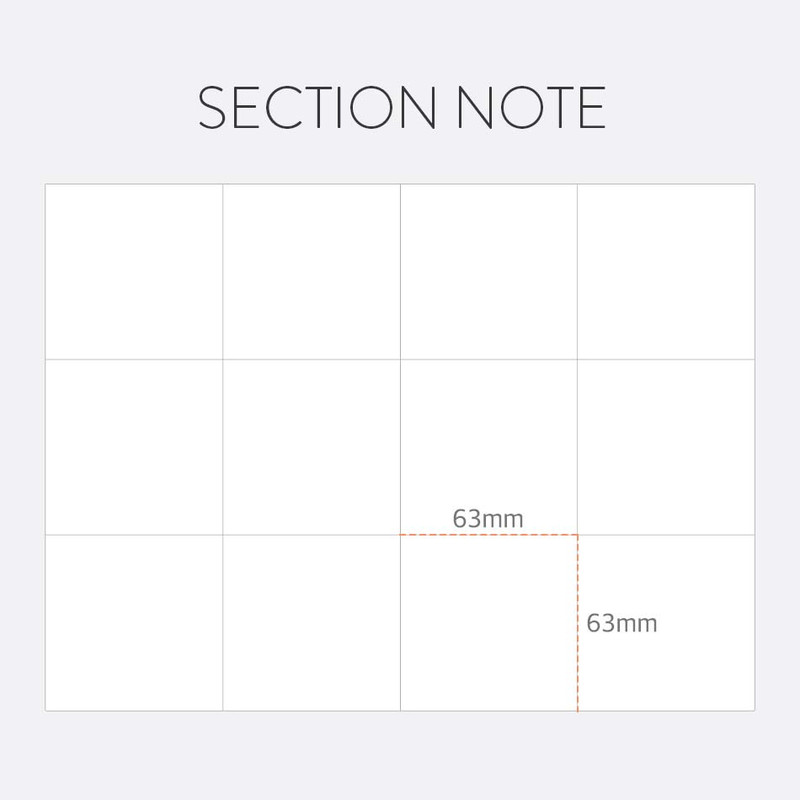 Section Note - Indigo 2026 Prism B6 Dated Monthly Diary Planner