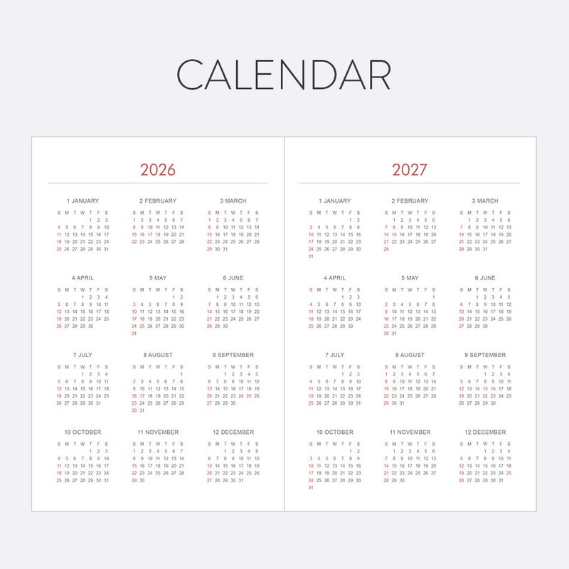 Calendar - Indigo 2026 Prism B6 Dated Monthly Diary Planner