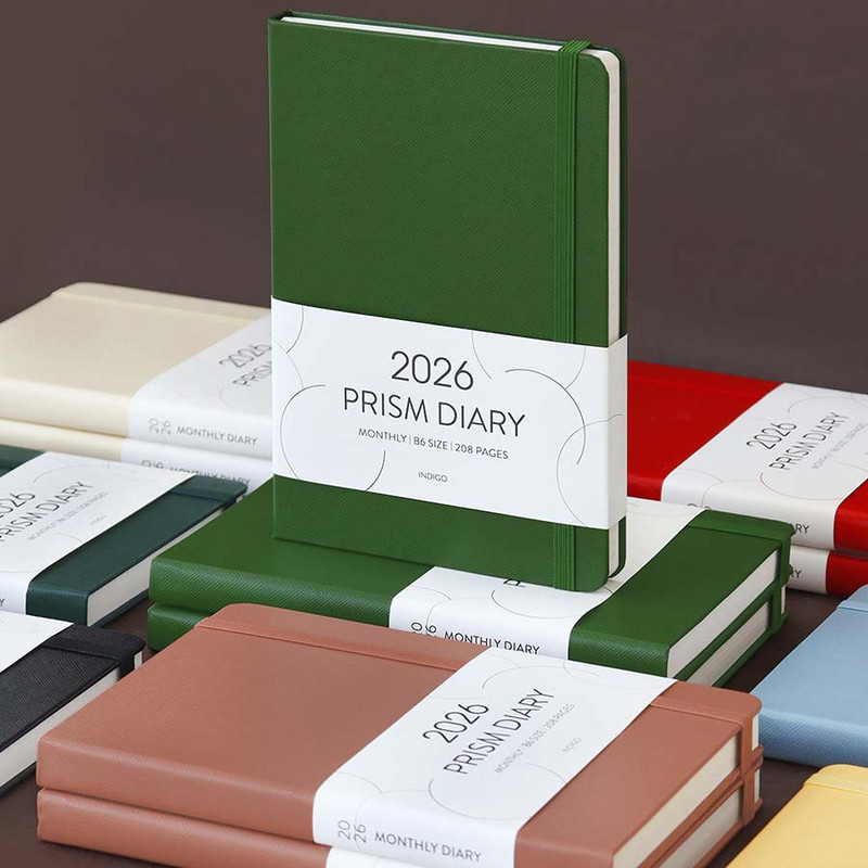 Indigo 2026 Prism B6 Dated Monthly Diary Planner Indigo 2026 Prism B6 Dated Monthly Diary Planner