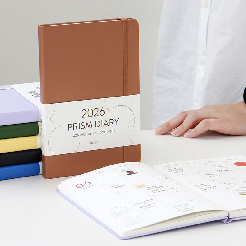 Indigo 2026 Prism B6 Dated Monthly Diary Planner Indigo 2026 Prism B6 Dated Monthly Diary Planner