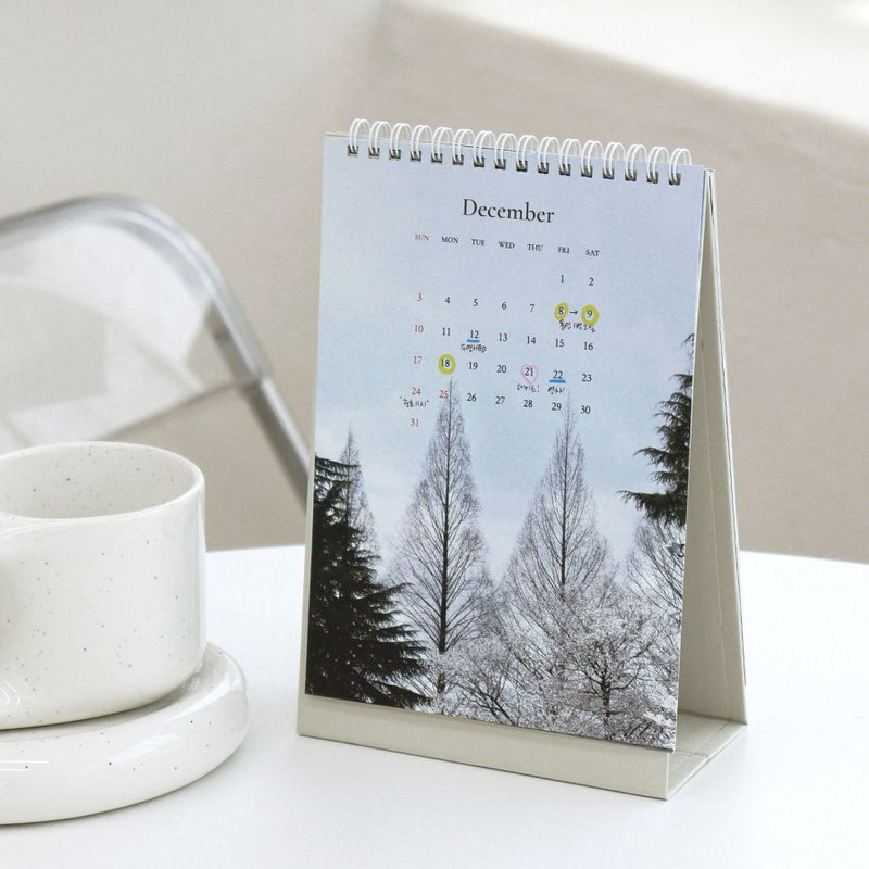 Indigo 2024 Tokyo Mood Standing Flip Desk Calendar