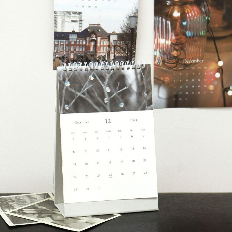 Indigo 2024 Tokyo Mood Standing Flip Desk Calendar