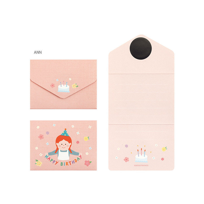 Ann - Bookfriend World Literature Magnetic Bookmark Card