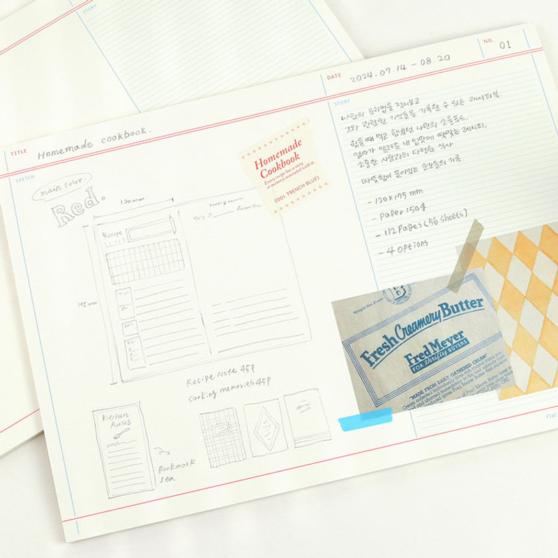 Idea note - Paperian A4 Flat Large Notepad Scheduler Idea note - Paperian A4 Flat Large Notepad Scheduler