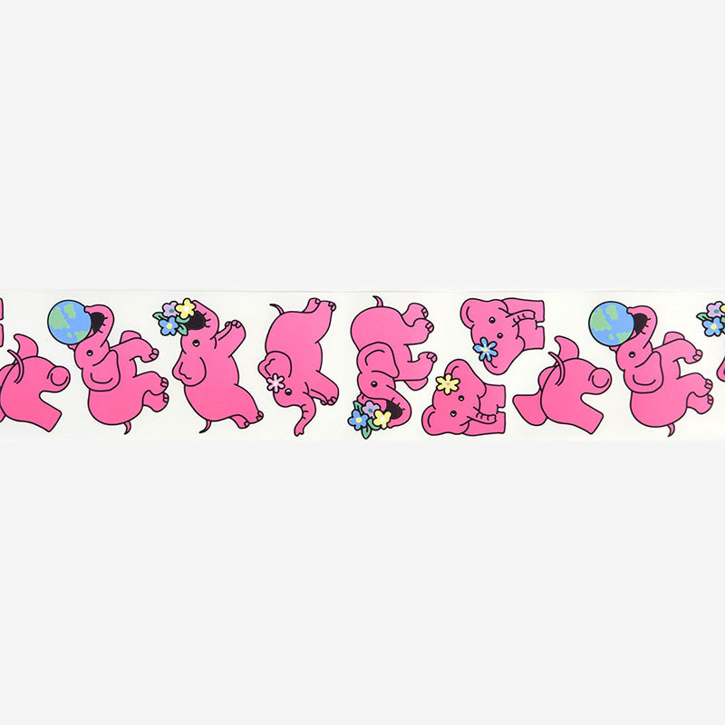 Dailylike Pink Elephant Removable Animal Sticker Roll Dailylike Pink Elephant Removable Animal Sticker Roll