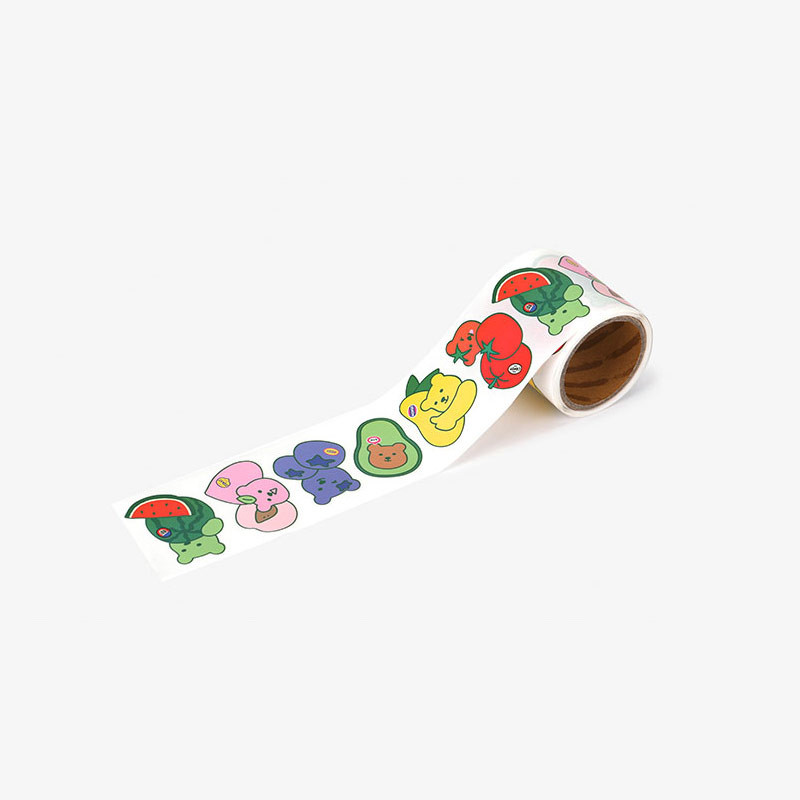 Dailylike Jelly Bear Fruit Removable Sticker Roll