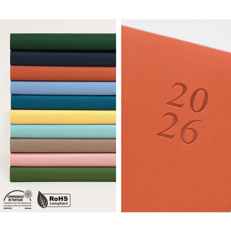 PU cover - Indigo 2026 Official A5 Dated Monthly Planner Scheduler PU cover - Indigo 2026 Official A5 Dated Monthly Planner Scheduler