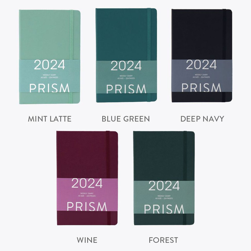 Color - Indigo 2024 Prism A5 Dated Weekly Diary Planner