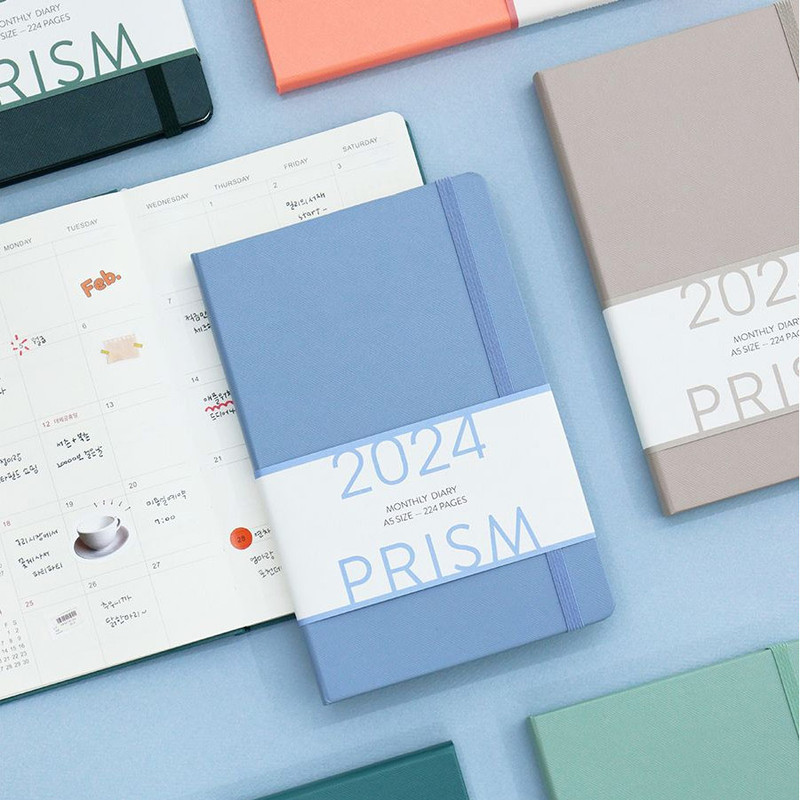 Indigo 2024 Prism A5 Dated Monthly Diary Planner