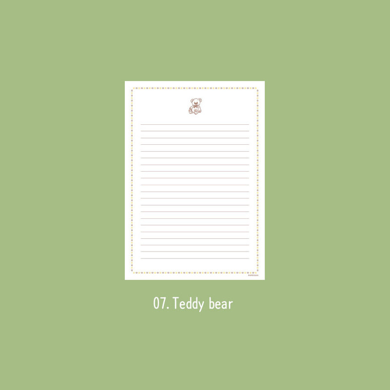 Teddy bear - Near And Dear A5 Lined Notepad 60 Sheets Teddy bear - Near And Dear A5 Lined Notepad 60 Sheets