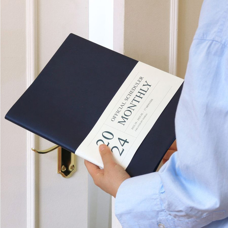 Indigo 2024 Official A4 Dated Monthly Planner Scheduler