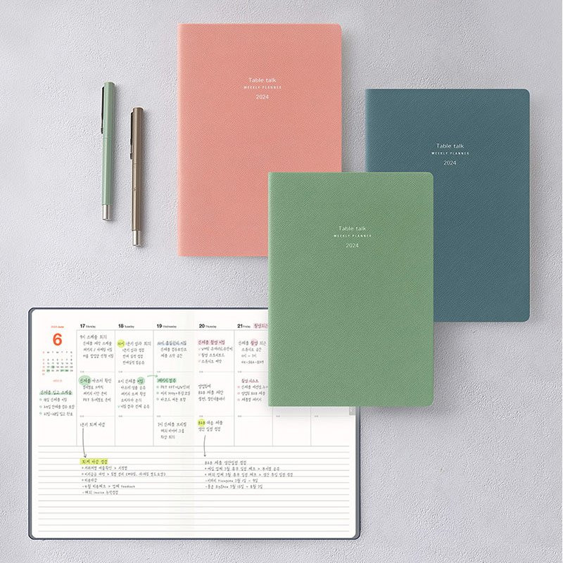 2024 Table Talk Basic A5 Dated Weekly Planner Diary