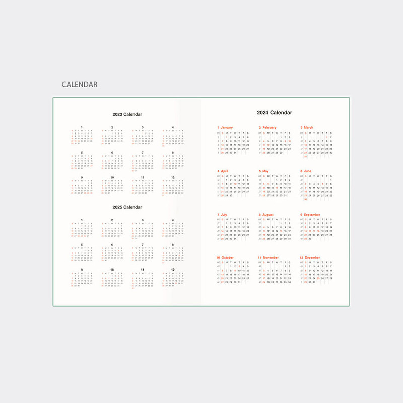 Calendar - 2024 Table Talk B5 Dated Monthly Planner Diary