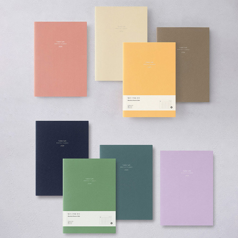 2024 Table Talk B5 Dated Monthly Planner Diary