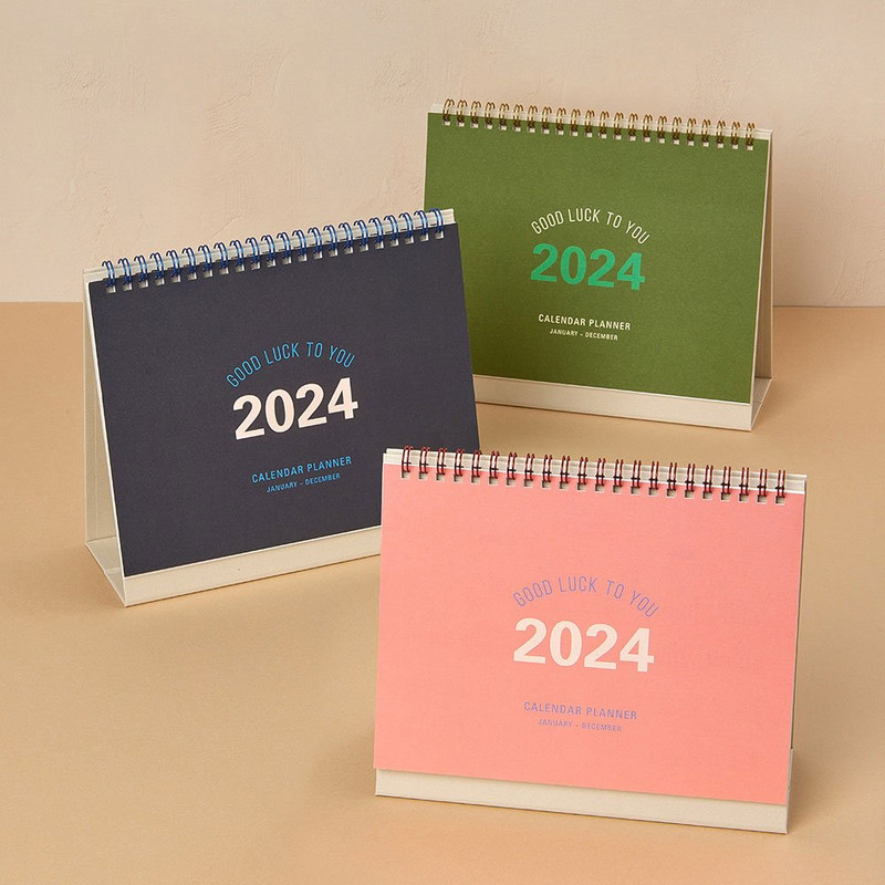 2024 Good Luck To You Standing Flip Desk Calendar