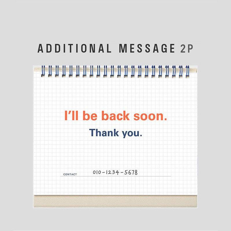 Additional message - 2024 Good Luck To You Standing Flip Desk Calendar