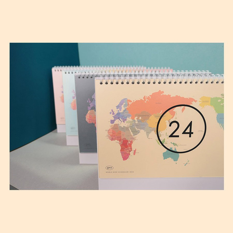 2024 World Wide Monthly Standing Flip Desk Calendar 2024 World Wide Monthly Standing Flip Desk Calendar