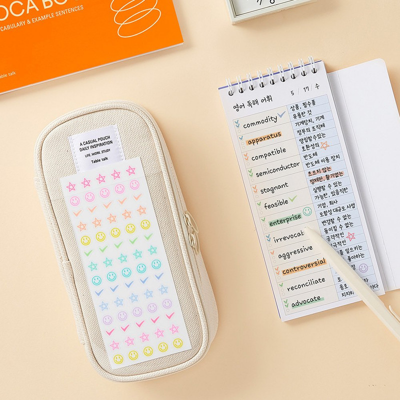 Table Talk Checking Clear Sticker Set