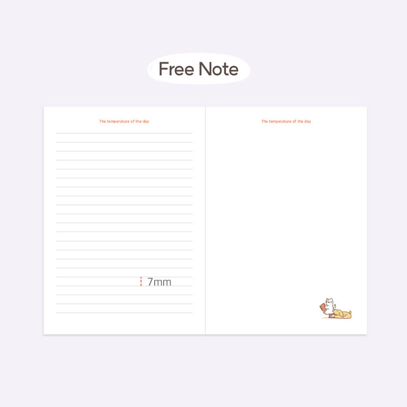 free note - Indigo 2024 The Temperature Of The Day Dated Weekly Diary