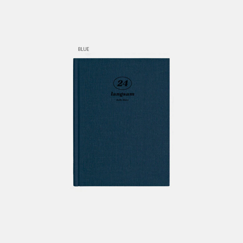 Blue - Buyme 2024 Langsam Dated Daily Diary Planner Blue - Buyme 2024 Langsam Dated Daily Diary Planner
