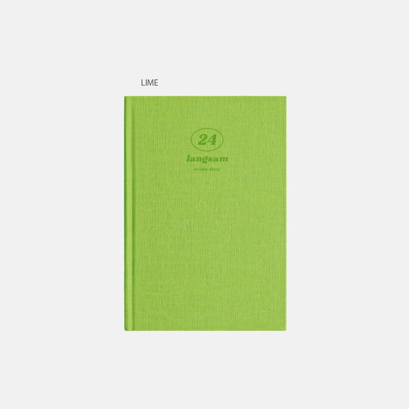 lime - Buyme 2024 Langsam Dated Weekly Diary Planner