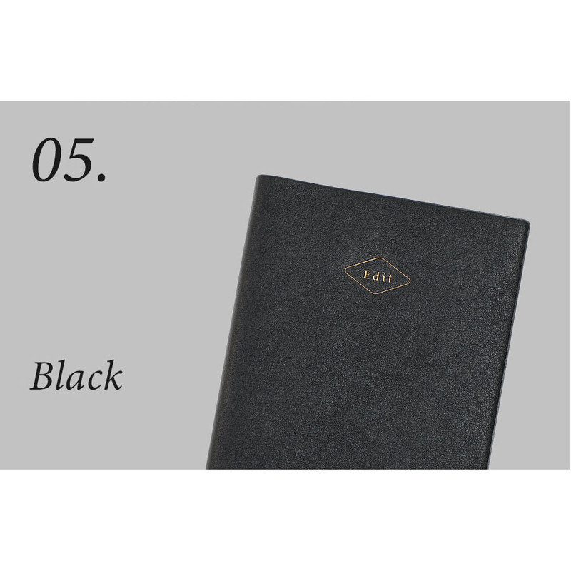 Black - 2024 Edit Large Dated Weekly Planner Agenda