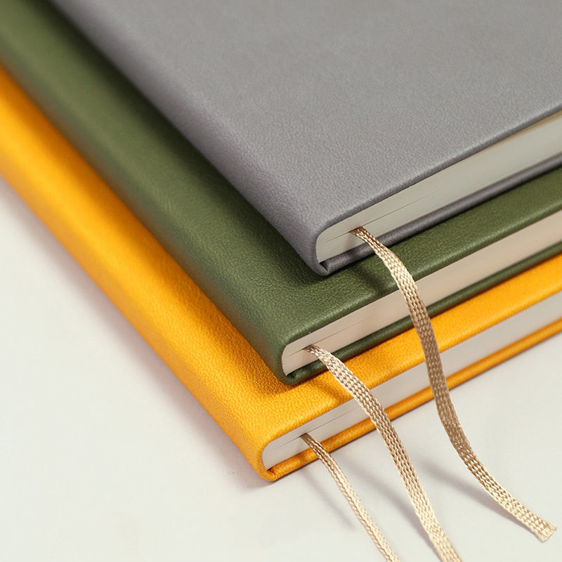 Ribbon bookmark - 2024 Simple A5 Hardcover Dated Weekly Planner
