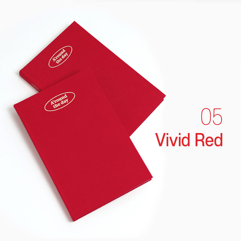 Vivid red - 2024 A'round Large Dated Weekly Planner Agenda