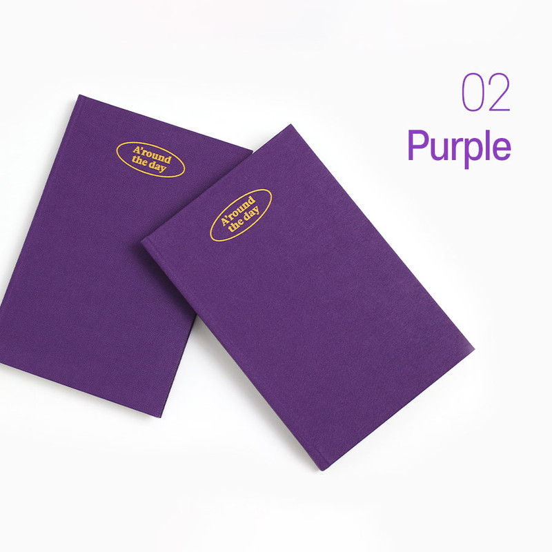 Purple - 2024 A'round Large Dated Weekly Planner Agenda