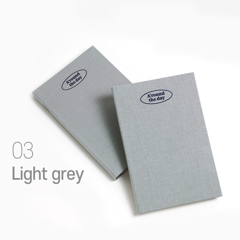 Light gray - 2024 A'round Large Dated Weekly Planner Agenda