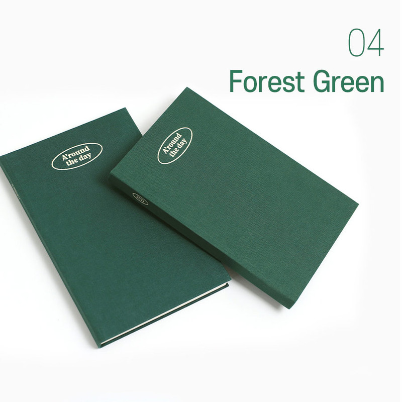 Forest green - 2024 A'round Large Dated Weekly Planner Agenda