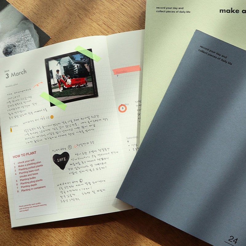 example of use - O-check 2024 Make A Day A5 Dated Weekly Diary Planner example of use - O-check 2024 Make A Day A5 Dated Weekly Diary Planner