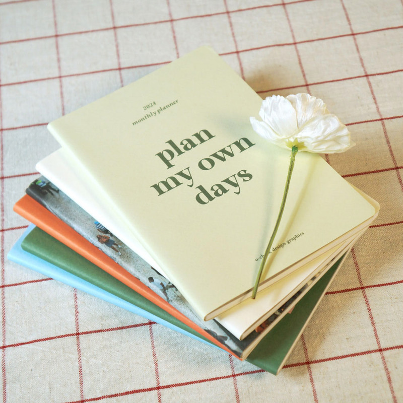 O-check 2024 Compact B6 Dated Monthly Diary Planner