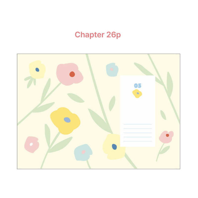 Chapter - O-check 2024 Les Beaux Jours Pocket Dated Weekly Diary Planner