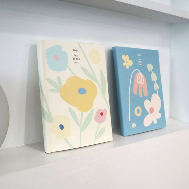 O-check 2024 Les Beaux Jours Pocket Dated Weekly Diary Planner
