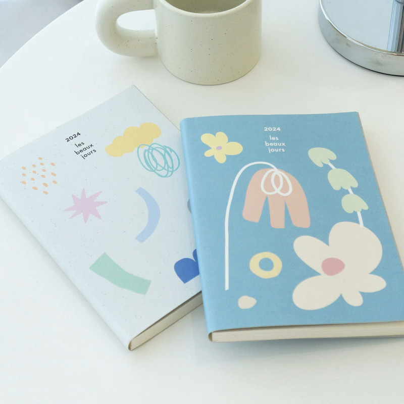 O-check 2024 Les Beaux Jours Pocket Dated Weekly Diary Planner