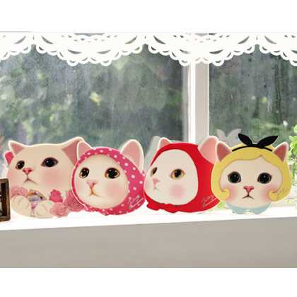 Jetoy Choo Choo cute cat face mouse pad