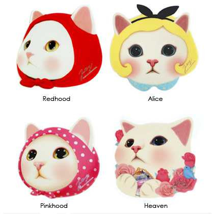 Jetoy Choo Choo cute cat face mouse pad